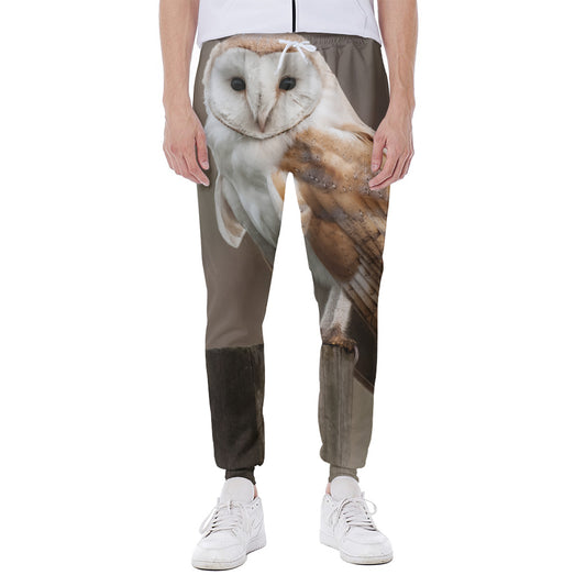 Barn Owl Print Scuba Joggers