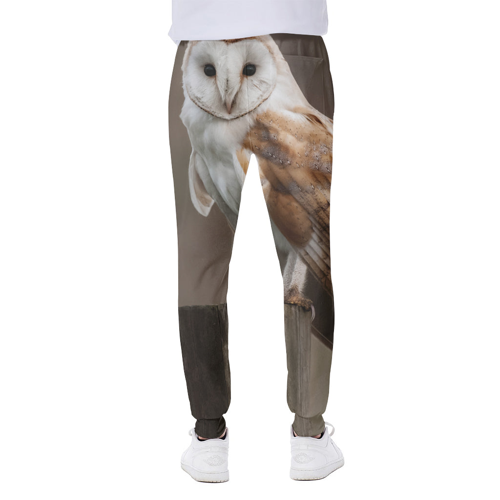 Barn Owl Print Scuba Joggers