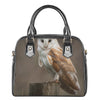 Barn Owl Print Shoulder Handbag