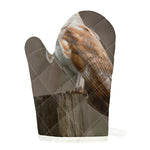 Barn Owl Print Single Oven Mitt