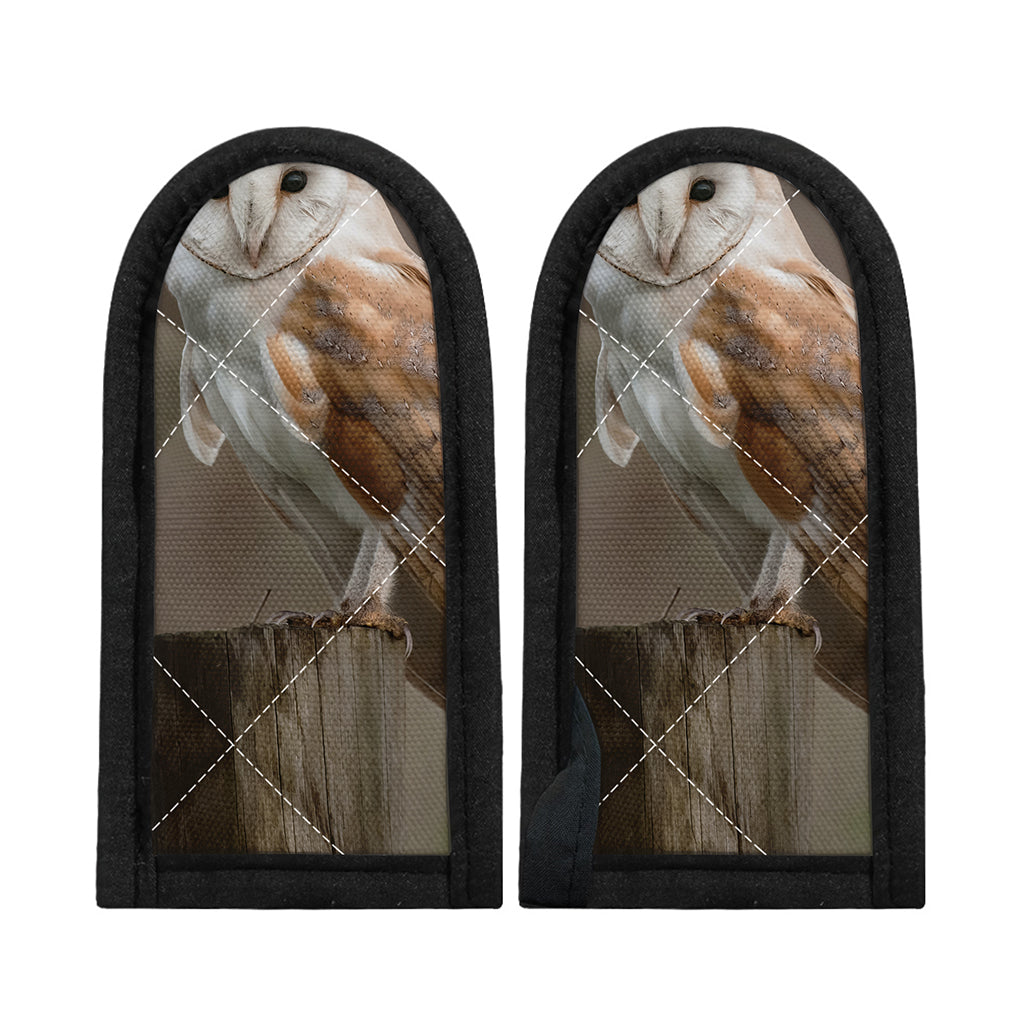 Barn Owl Print Skillet Handle Cover