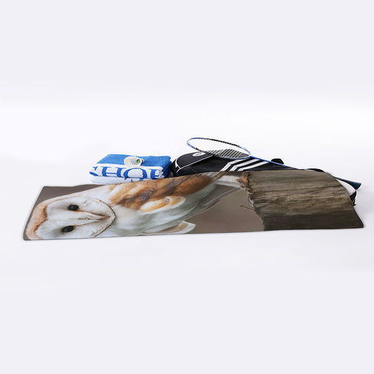Barn Owl Print Sports Towel