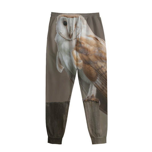 Barn Owl Print Sweatpants