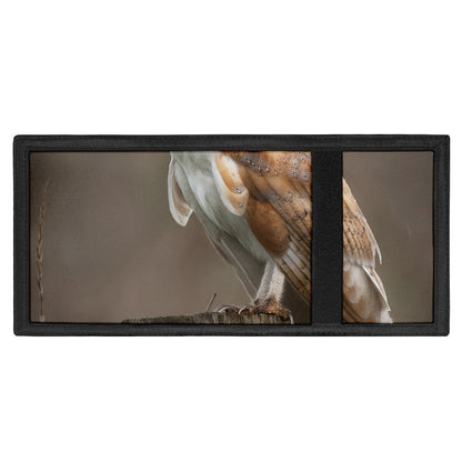 Barn Owl Print Trifold Wallet
