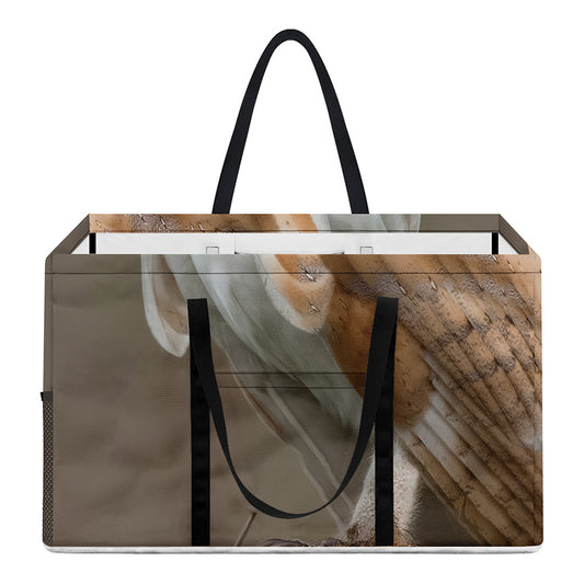 Barn Owl Print Utility Tote Bag