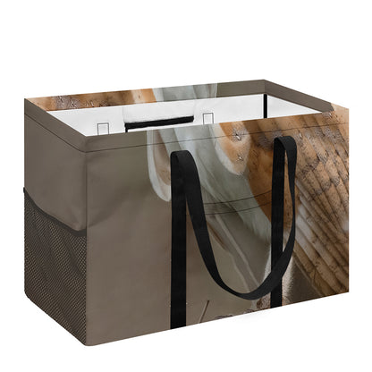 Barn Owl Print Utility Tote Bag