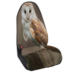 Barn Owl Print Waterproof Car Seat Cover
