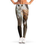 Barn Owl Print Women's Leggings