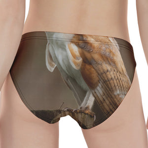 Barn Owl Print Women's Panties