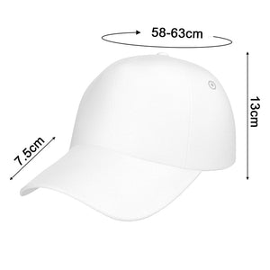 Skiing Equipment Pattern Print Baseball Cap