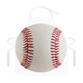 Baseball Stitching Print Adjustable Apron