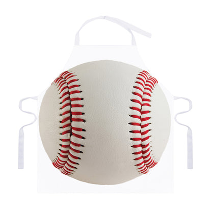 Baseball Stitching Print Adjustable Apron