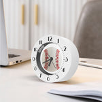 Baseball Stitching Print Alarm Clock