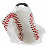 Baseball Stitching Print Baby Seat Cover