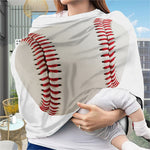 Baseball Stitching Print Baby Seat Cover