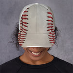 Baseball Stitching Print Baseball Cap