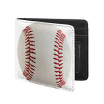Baseball Stitching Print Bifold Wallet