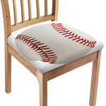 Baseball Stitching Print Chair Cushion Cover