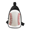 Baseball Stitching Print Sling Bag
