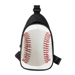 Baseball Stitching Print Chest Bag