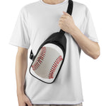 Baseball Stitching Print Chest Bag