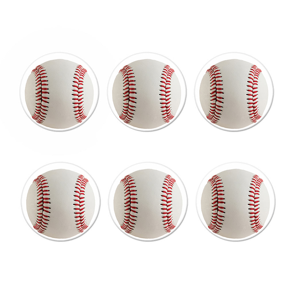 Baseball Stitching Print Coaster Set