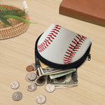 Baseball Stitching Print Coin Purse