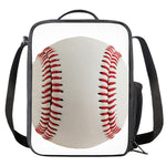 Baseball Stitching Print Crossbody Lunch Bag