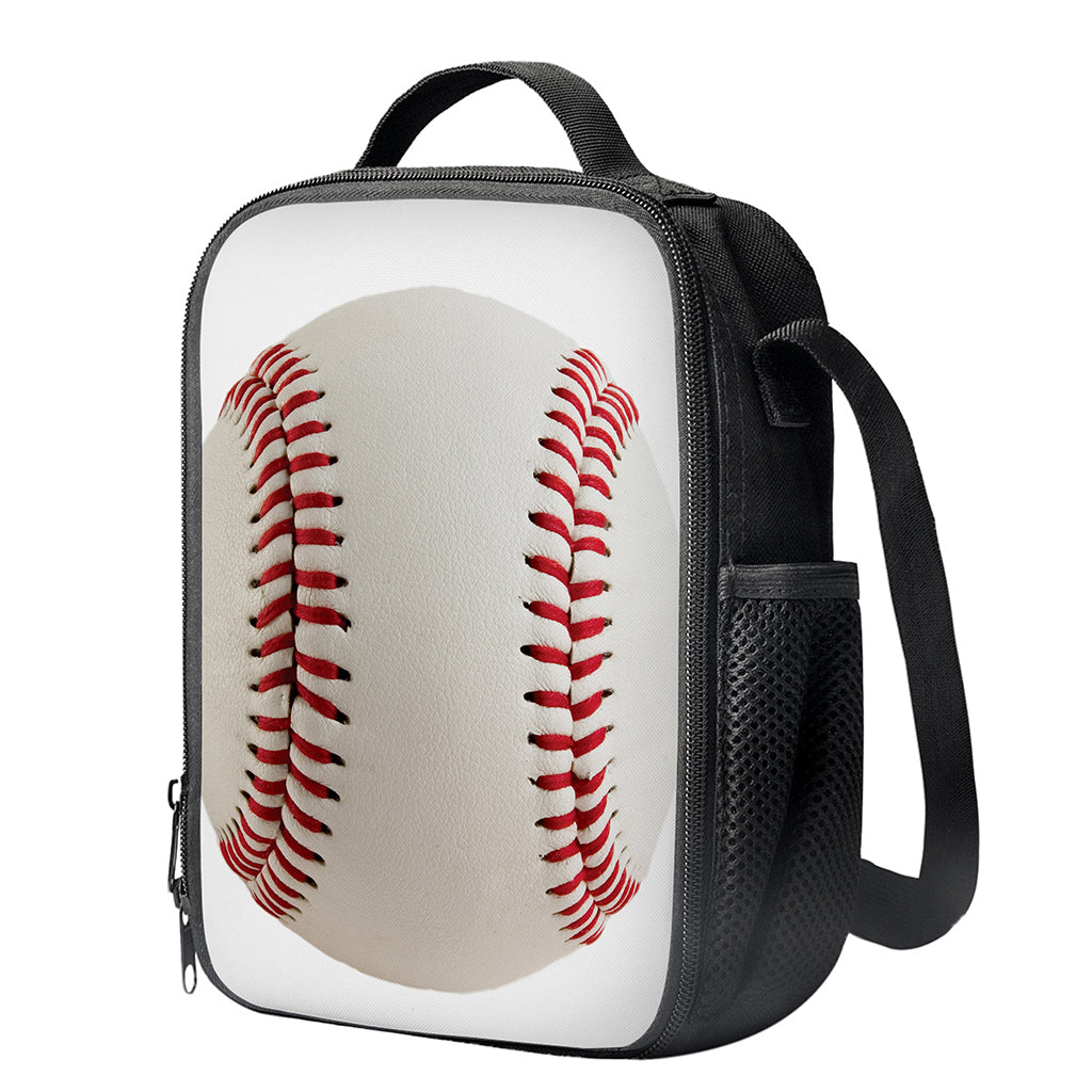 Baseball Stitching Print Crossbody Lunch Bag