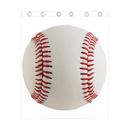 Baseball Stitching Print Curtain