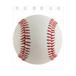 Baseball Stitching Print Curtain