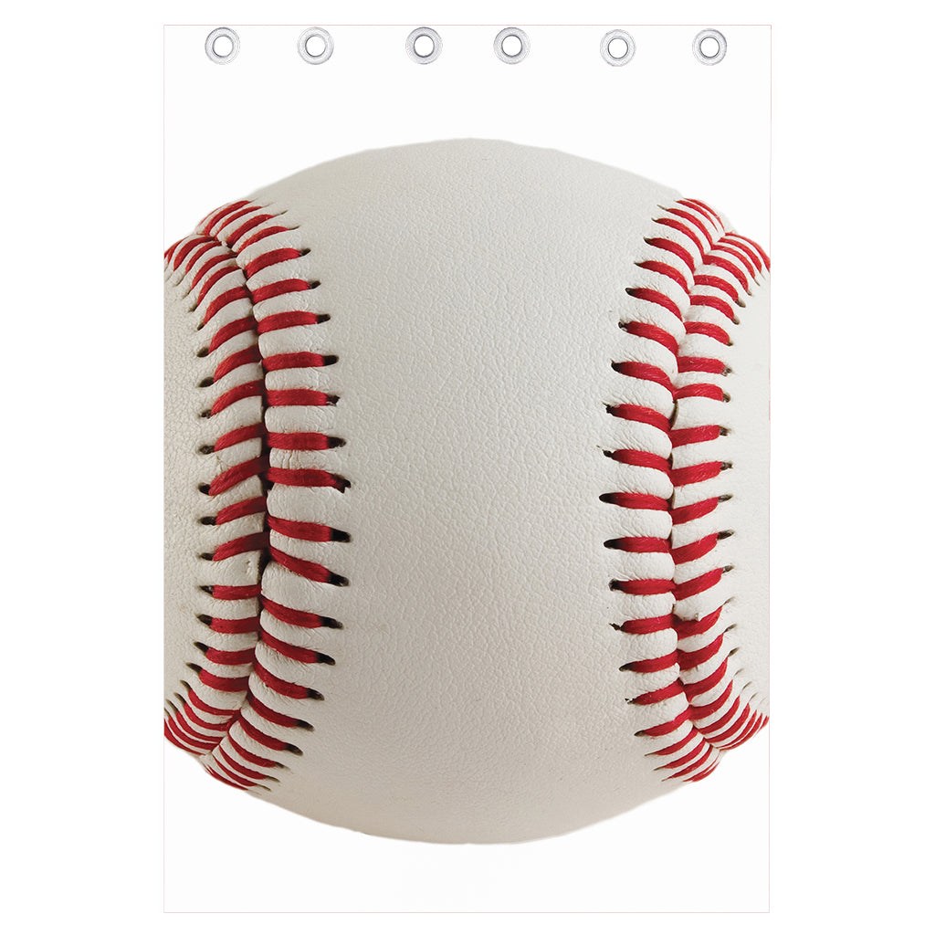 Baseball Stitching Print Curtain