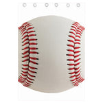 Baseball Stitching Print Curtain