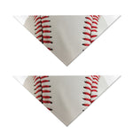 Baseball Stitching Print Dog Bandana