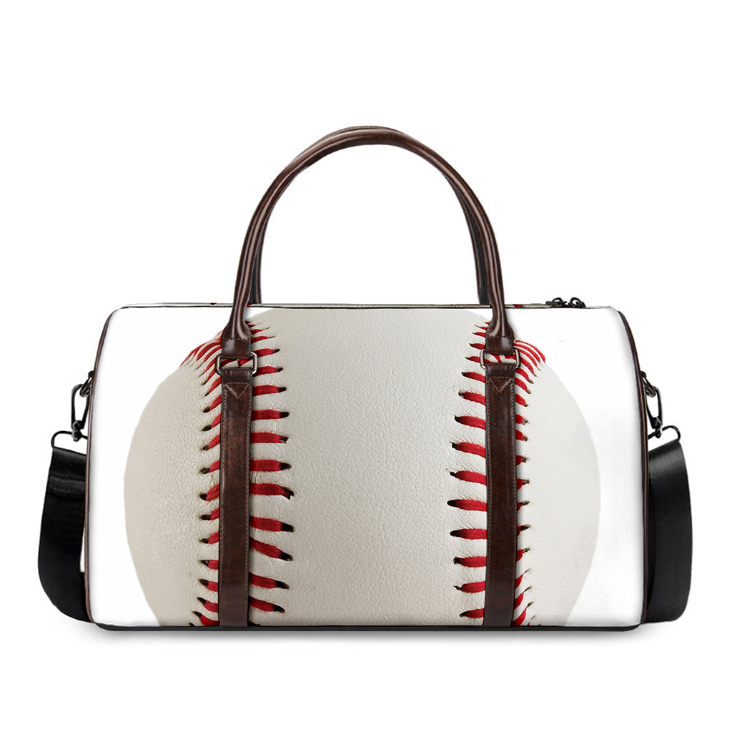 Baseball Stitching Print Duffle Bag