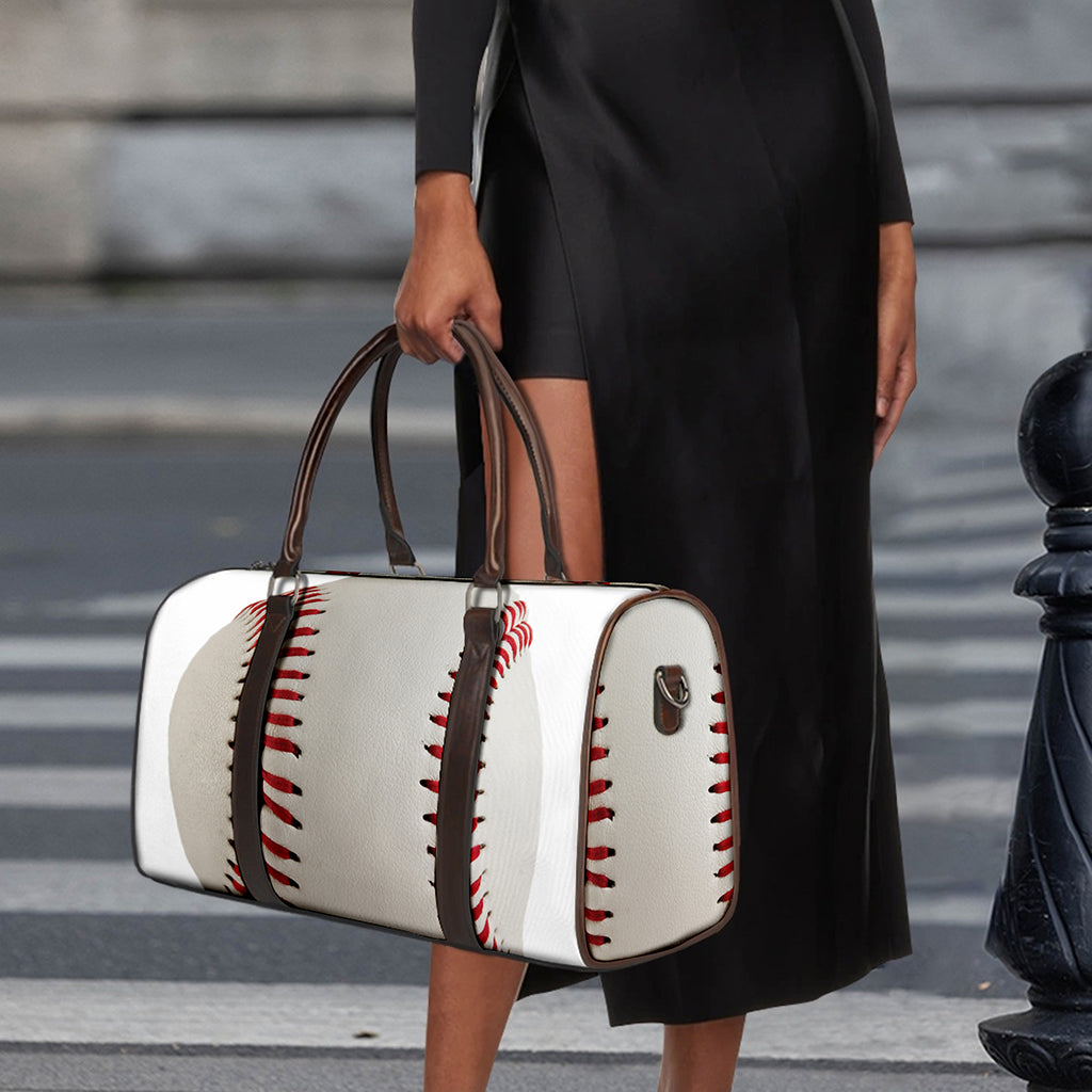 Baseball Stitching Print Duffle Bag