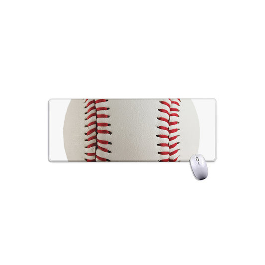 Baseball Stitching Print Extended Mouse Pad