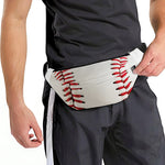 Baseball Stitching Print Fanny Pack