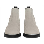 Baseball Stitching Print Flat Ankle Boots