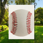 Baseball Stitching Print Garden Flag