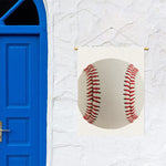 Baseball Stitching Print Garden Flag