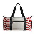Baseball Stitching Print Gym Bag