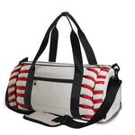 Baseball Stitching Print Gym Bag
