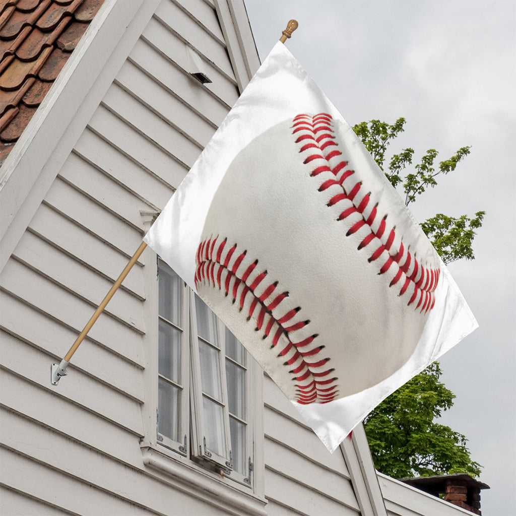Baseball Stitching Print House Flag
