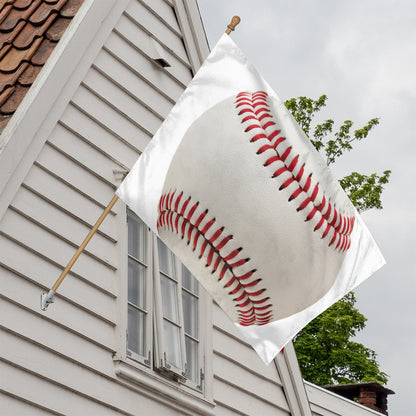 Baseball Stitching Print House Flag