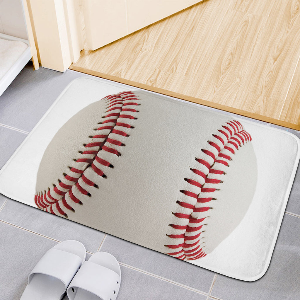 Baseball Stitching Print Indoor Door Mat