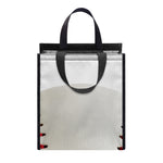 Baseball Stitching Print Insulated Lunch Tote
