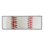 Baseball Stitching Print Long Kitchen Mat