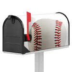 Baseball Stitching Print Mailbox Cover