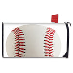 Baseball Stitching Print Mailbox Cover